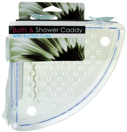 Bulk Buys Corner Shower Caddy with Suction Cups - Pack of 8