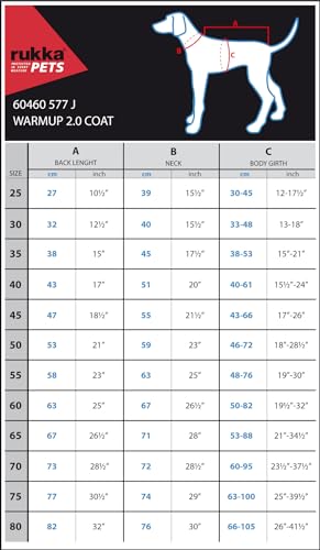 Rukka Pets Warmup Coat Mantel für Hunde Schwarz 40