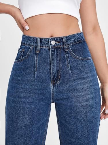 Image of KOTTY Women's Relaxed Fit Solid Comfortable and Strechable Ankle Lengrh Jeans