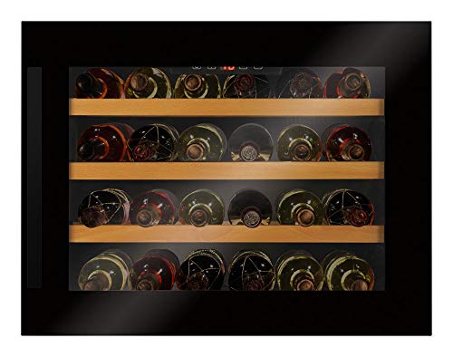 Weintemperierschrank schwarz für 24 Flaschen á 0,75L 5-20°C WK 341 200 S