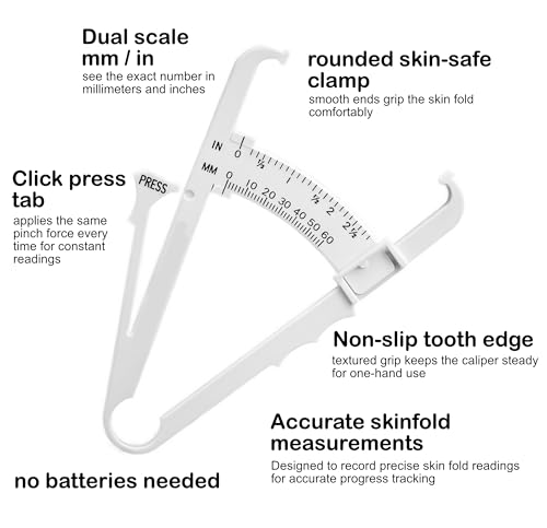 Body Fat Caliper with App Connectivity