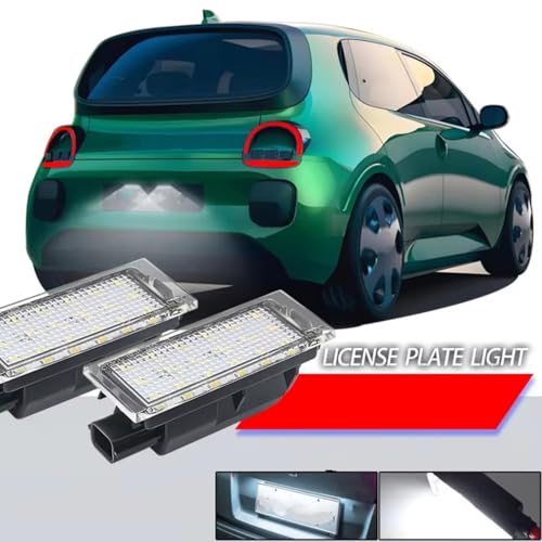 Luces de matrícula para coche evita multas en tu Espace 5 y Kadjar con pack de 2 2