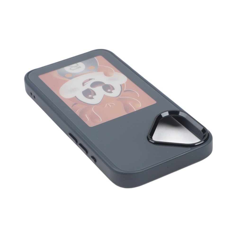 FUBESK Custodia per display wireless per iPhone 17 Pro Max con tecnologia | Guscio fotografico personalizzato fai da te, copertura in vetro TPU ibrido sottile, bianco