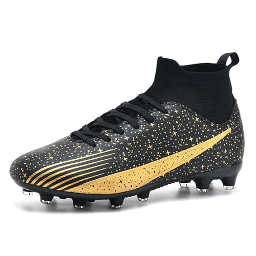 Botas de fútbol de caña Alta para Firme: Zapatillas de Interior con fresada por y tracción Mejorada para Entrenamientos y Partidos.#G