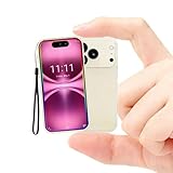 4.0 Inch Mini Smartphone, Android 8.1, 3GB RAM 32GB Storage, Dual SIM Unlocked 4G LTE, 3000mAh Battery, Compact Pocket Phone for Students Seniors Backup (Gold)
