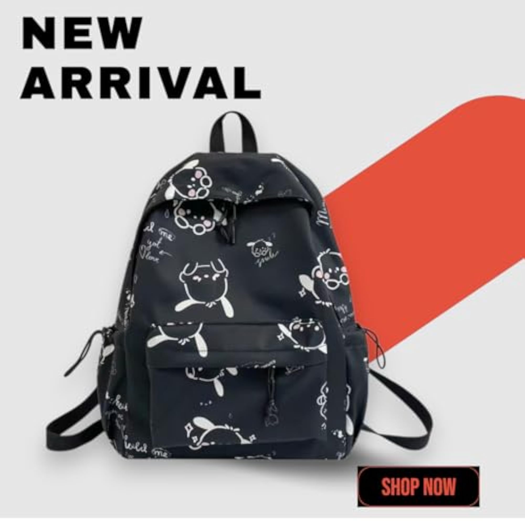 Trendy Printed Girls School Bag, Stylish College Backpack