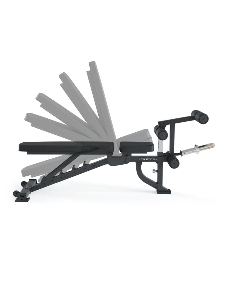 ATLETICA B2 LegMaster Beincurl Hantelbank | Leg Curl Beintraining, Schrägbank negativ verstellbar, Bis 400kg belastbar