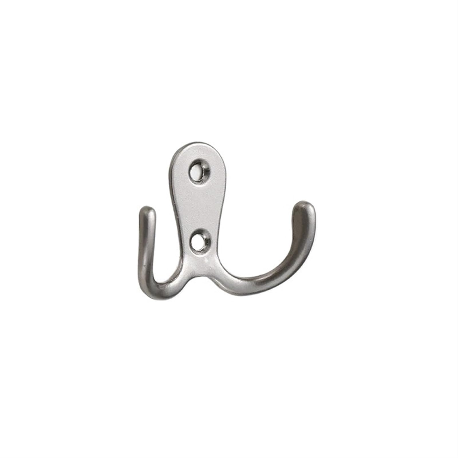 Ganchos de pared de metal resistentes, paquete de 5, versátiles abrigos, toallas y llaveros para baño y entrada, diseño duradero de 53 x 41 mm