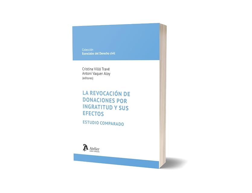 Portada de Revocación de Donaciones por Ingratitud y Sus Efectos. Estud