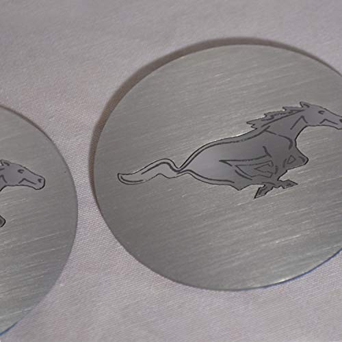 Placas Acabado para Portavasos Mustang 2015-2020 Acero miniatura 4