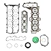 204DTD Engine Head Gasket Bolt Set w/Timing Chain Kit & Valves Fit for Land Rover Discovery Range Rover Evoque Jaguar XF XE X260 X760 2.0L 2015-2021 LR082377 LR082378 LR082379