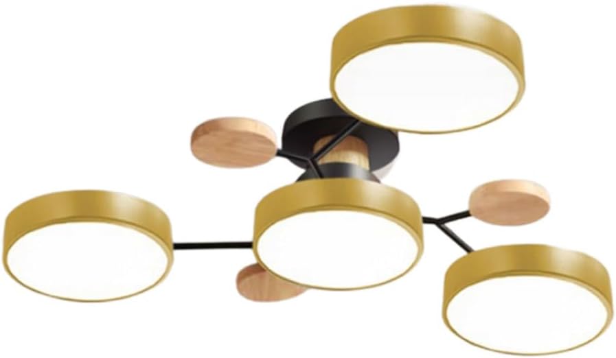 4 Headed Mount Ceiling Light Round Circle Detachable Ceiling Lamp High Color Rendering Ceiling Sconces Eye Protection Close to Ceiling Light Simple Anti-Glare Ceiling Light Fixture Restaurant