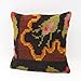 Kilimwarehouse Kilim Pillow Cover 12x12 inch Bohemian Turkish Chair Boho Design Classy Rustic Throw Handmade Accent Small Decorative Burlap Cushion