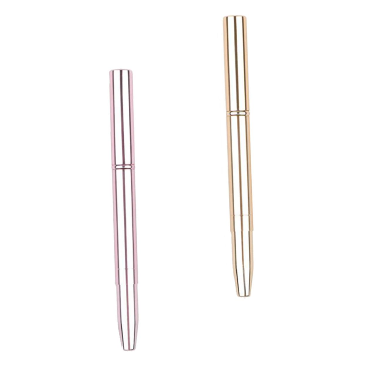 DECOMELODY Elegant Lip Brush Makeup Set Double Head Brush for Lip Gloss Mascara for Birthday Christmas New Year