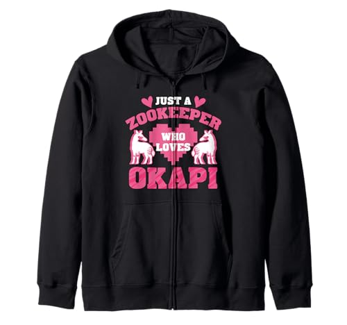 Zookeeper Who Loves Okapi Sudadera con Capucha