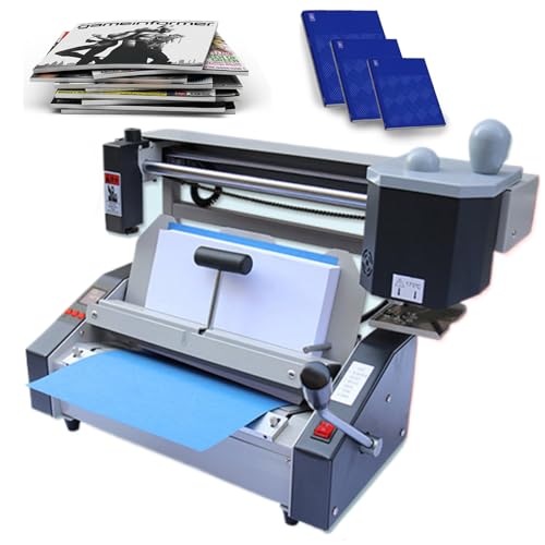 Encuadernadora eléctrica térmica para libros, encolado automático para álbumes de fotos, cuadernos, libros, capacidad de 800 hojas