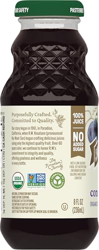 Image of R.W. Knudsen Organic Just Concord Grape Juice, 8 fl oz (12 Pack)