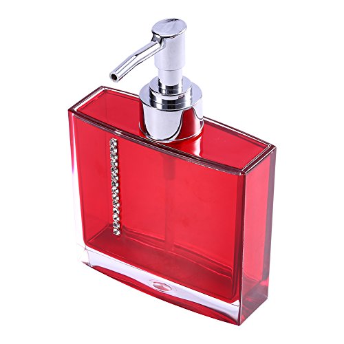 Set De Salle De Bain En Verre 5 Pièces, Distributeur De Savon En Verre, Distributeur De Savon, Porte-brosse à Dents, Gobelet En Verre, Pot à Coton- Tige(Ensemble Bleu Set Salle De Bain