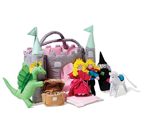 Oskar and Ellen Fabric Green Towers Castle by
