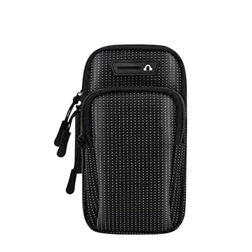 Braçadeira para Celular Suporte corrida Braço Treino Capa Esporte ciclismo (Preto)