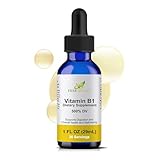 Herb-Science Liquid Vitamin B1 Drops - Daily Thiamine Supplement to Support Digestion, Nervous System, Heart Health, Stress Relief, Natural Energy Booster - 500% DV, 36 Servings per Bottle - 1 fl. oz.