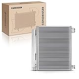 A-Premium Air Conditioning A/C Condenser Compatible with Chevrolet, GMC & Isuzu Models, W3500 W4500 W5500 Tiltmaster Forward, NPR, NQR, NRR