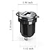 10L0L Universal 48V Golf-Cart-USB-Charger-Adapter with LED Digital Display, Dual Port 3.1A Quick Charge Fast Charging Power Socket for Club Car, EZGO, Yamaha – Phone Charging Port