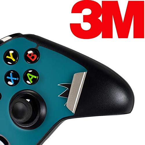 Skinit Decal Gaming Skin Compatible with Xbox One Controller - Officially Licensed NHL San Jose Sharks Solid Background Design
