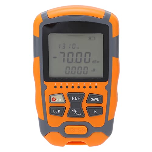Medidor de Potencia de Fibra Óptica Portátil   Multímetro Con Luz LED para Mantenimiento de Ingeniería de Comunicación