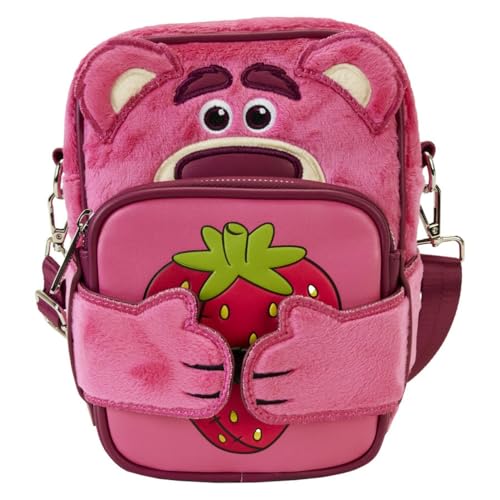Loungefly Pixar Toy Story Lotso Plush Crossbuddies Crossbody Bag with Coin Bag