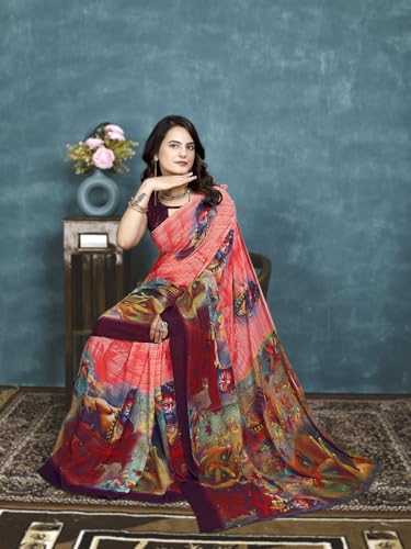 Image of Self design Paithani Art Silk saree(1350 Pushpa Coffee pt)