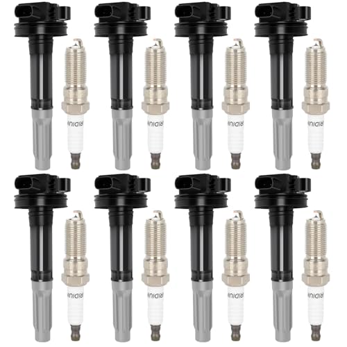 SCITOO Set of 8 Ignition Coils & 8 Spark Plugs UF622 SP548