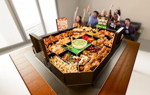 Snack Stadium - Football Party Kit - Complete Tailgate, Birthday & Celebration Snack Stadium Set | THE BIG GAME Party Tray