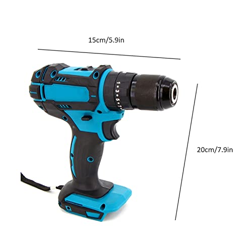 TEMSOOM Akku-Schlagbohrmaschine, elektrische Bohrmaschine, 3 Funktionen, Schlagbohrmaschine, kabellose Bohrmaschinen… – Bild 8