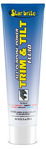 STAR BRITE PRO Star Power Trim & Tilt Fluid - Super Premium All Purpose Hydraulic Fluid for Trim Tabs, Power Tilt & Steering Systems - Anti-Wear, Anti-Foam - Outboard & Stern Drive Systems (028510)
