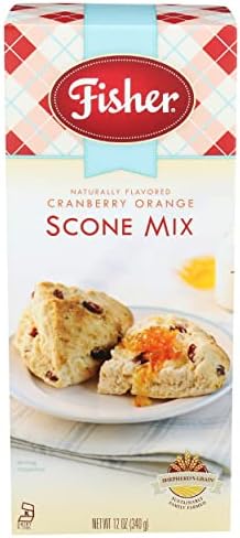 Fisher Cranberry Orange Fair Scone Mix, 12-Ounce Boxes (Pack of 6)