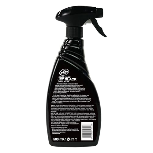 Turtle Wax Jet Black Spray Cera para Autos 500ml miniatura 2