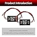 Flashing Strobe Blinking Controller Flasher Module, 2 Pcs Led Flasher Module,Gs-100a Spotlight Controller, Suitable For Most Cars, Trucks, Suvs, Motorcycles Tail Light Safety Alert Controller