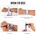 4pcs Wrist Notepad, 9.37x1.18x0.1in Erasable Wearable to Do List Reminder Bracelet Silicone Reusable Notes Memo Wristband with Pen Eraser Slap Ruler for Students Nurses Daily Planner (Color 1)