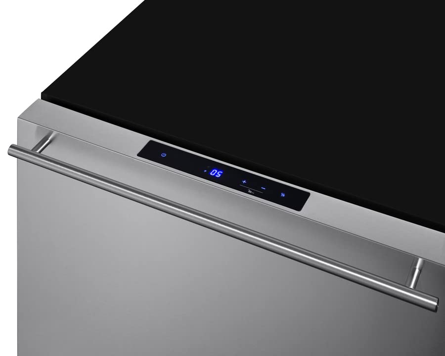 Summit 24” Two Drawer Freezer, Outdoor Drawer Refrigerator, 3.7 cu.ft. Capacity, ADA Compliant, Stainless Steel, Panel Ready Capable*- ADFD243OS (*Panels not included) on Fridge.com