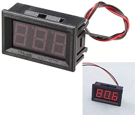 3Pcs 0. 56 Inch Red AC70-500V Mini Digital Voltage Voltmeter Panel Meter AC Voltage LED Display Meter Driver Modules