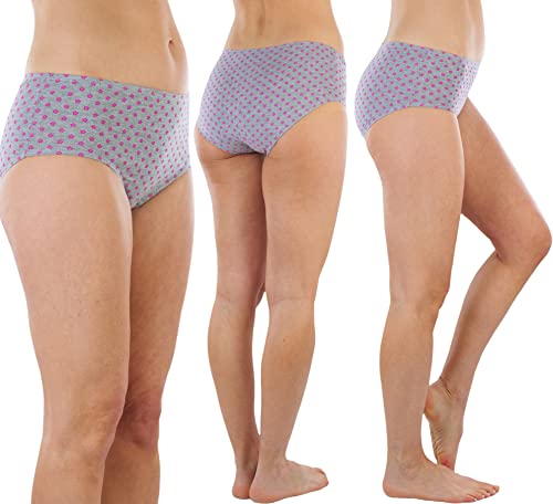 Image of ToBeInStyle Women's Pack of 6 High-Waisted Girdle Brief Tummy Support Everyday Panties