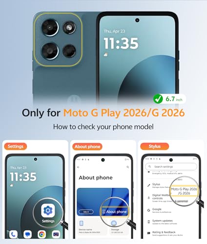 Image of FNTCASE for Moto G 2026 /2025 Case: Motorola Moto G Play 5G 2026 Case [Fit for Magsafe] [Screen Protector] Anti Yellowing Transparent Clear Phone Cover - Military Grade Shockproof Protective Cases