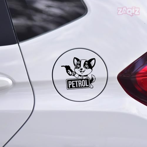 Image of Bright Petrol Sticker for Car Fuel Cap (Black)