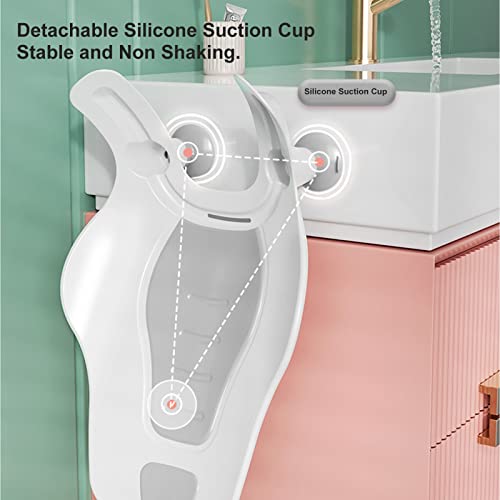 Image of Foldable Clean Rinse Baby Bather for Newborns Portable, Space Saving Infant Bath Tub with Easy Cleaning, Suitable for Most Sinks, Perfect Moms and Babies (Gray)