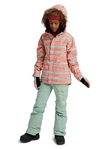 Burton Jaqueta Bennett para meninas, estampa de dália rosa, grande