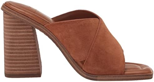Marc Fisher LTD Women's BARLI Heeled Sandal, Medium Natural Suede, 7.5 | Image 5