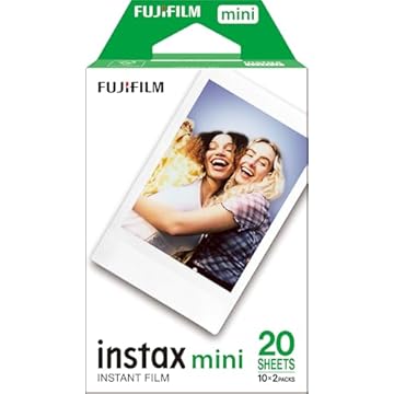 Fujifilm Filme Instax Mini com 20 Fotos, 8.6 x 5.4 cm