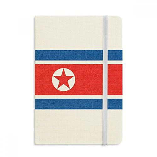 Notebook Corée du Nord A5 de qualité supérieure avec couverture rigide classique en tissu