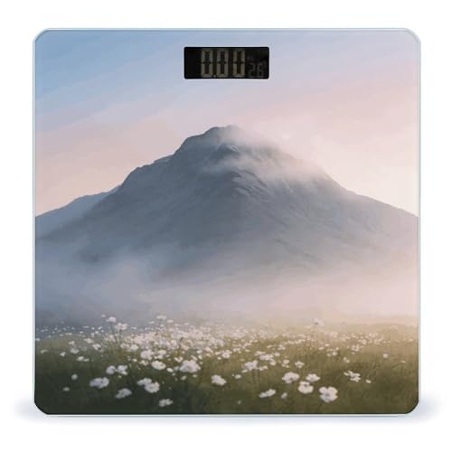 Báscula digital Serenity para baño con vidrio templado miniatura 1